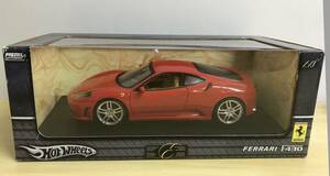 119(13-7) 【現状品/1円スタート】 1/18 フェラーリ F430 (レッド) Ferrari 「Hot Wheels」 [G7160] 