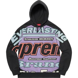 ★ 21SS Supreme シュプリーム Everlasting Hooded Sweatshirt エバーラスティング スウェット パーカー (ブラック黒S)GGG