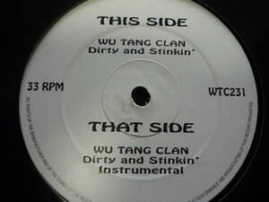 12インチ　　WU-TANG CLAN / DIRTY AND STINKIN