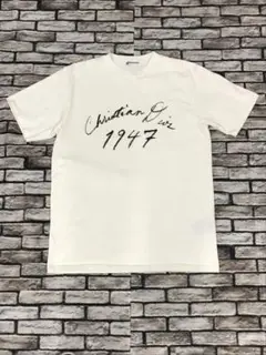 ディオール★24AW 1947 ハンドゥリトゥンロゴコットンジャージーTシャツ