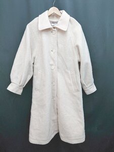 ■ MOUSSY マウジー ステンカラー シンプル きれいめ 長袖 ロング コート サイズ 1 アイボリー レディース P