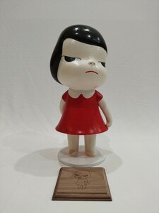 【模写】奈良美智 Yoshitomo Nara Knife Behind Back 木 フィギュア acrylic on wood 30CM