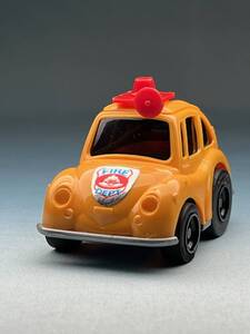 TAKARA/ チョロQ/ A-19/ SUBARU 360/ スバル360/ 消防広報車/ MISS FIRE/ DUNLOPタイヤ/ A品番/ 日本製/ マスタード/