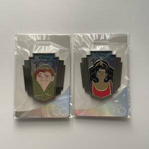 【未開封】D23 D100 ピンバッジ カジモド＆エスメラルダ LE300 【送料無料・匿名配送】DestinationD23 2023 disneypins ノートルダムの鐘