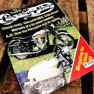 B1029　「Classic Bike」クラシックバイク　ヴィンテージバイク　英国車 バイク カスタム 古本　雑誌 旧車　ビンテージ　自動車