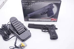 貴重・美品　マルシン x HORI　ベレッタ BERETTA　M92FS　ターゲット HW　ヘビーウェイト ★ プレステ用 ガンコントローラー ガンコン