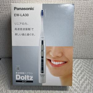 1,000円〜/未使用保管品/ 動作品/Panasonic 音波振動ハブラシEW-LA30/ドルツ Doltz/リニアの力/ 電動歯ブラシ 