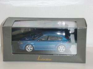 ○1/43 京商 SUBARU IMPREZA WRX STI 2008 青