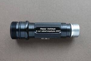 SUREFIRE 6P Happy Holidays to our valued employee 2007 limited ボディー 旧ロゴ 検 シュアファイア 6p g2 c2 m2