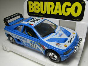 PEUGEOT 405 Turbo プジョー RAID 1/24 ターボ ラリー パイオニア レア 当時物 PIONEER Made in Italy イタリア製 ビンテージ burago 