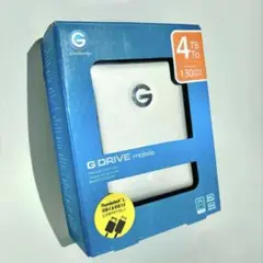 【新品 未使用】G-DRIVE 4TB 外付けハードディスク