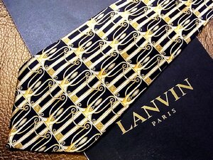 ★良品★3R04347【LANVIN】ランバン「装飾 柄」ネクタイ