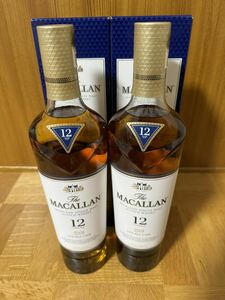 【2本セット】ザ・マッカラン ダブルカスク 12年 700ml MACALLAN 箱付 スコッチウイスキー 