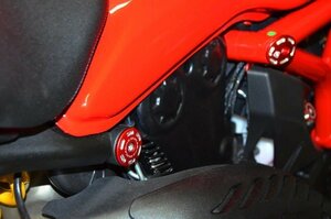 【国内在庫】DUCABIKE ドゥカバイク フレームプラグ レッド 赤 DUCATI MONSTER 821 