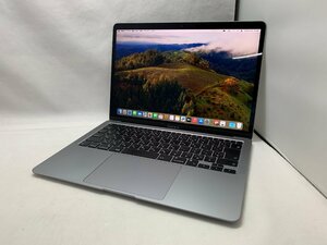 １円スタート！！ Apple MacBook Air A2337 (M1, 2020) スペースグレイ [Nmc]