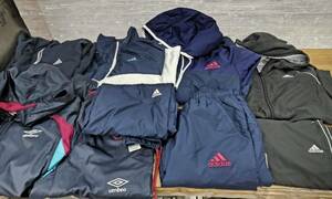 送料無料S71425-1 adidas　umbro　セットアップ　ジャージセット　Mサイズ　Lサイズ　大量まとめ品　8点セット　レディース