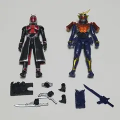 shodo 仮面ライダー ウィザード 鎧武 セット