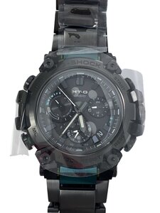 CASIO◆ソーラー腕時計_G-SHOCK/アナログ/BLK/BLK