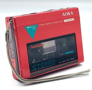 再生○ AIWA HS-P5 CassetteBoy ポータブルカセットプレーヤー　MADE IN JAPAN