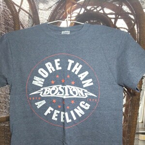 【服飾】 バンドTシャツ Boston/More Than a Feeling 1976 US :5 UK:22 ボストン ロック バンドTシャツ Sサイズ 着丈約67cm 身幅約45cm