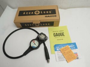 未使用 アウトレット AQUALUNG アクアラング トラスト2ゲージ(残圧計+コンパス) コンパス以外新品 コンパスのみ中古 [3FU-60819]