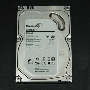 【検品済み】Seagate 2TB HDD ST2000DM001 (使用11745時間) 管理:セ-82