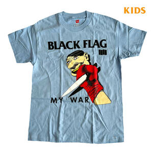 BLACK FLAG ブラックフラッグ　 MY WAR　Tシャツ　YOUTH-Lサイズ(14-16サイズ）　　キッズ　SST RECORDS