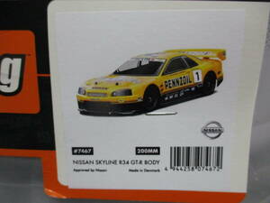 未使用品 HPI racing #7467 NISSAN SKYLINE GT-R ボディセット(200mm) 1/10RC