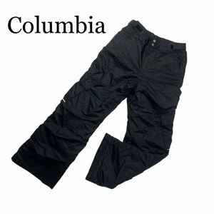 Columbia コロンビア ナイロンパンツ 中綿パンツ 黒 ブラック L（14-16） 裏地フリース キッズ ボーイ 子ども用
