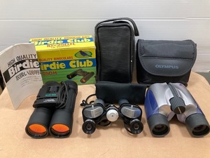 646* OLYMPUS オリンパス EAGLE イーグル Birdie Club 双眼鏡 計3点 おまとめ 付属付 アウトドア 動作未確認 現状品