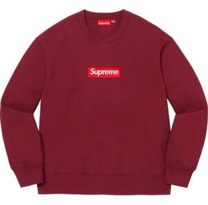 Supreme Box Logo Crewneck Cardinal M