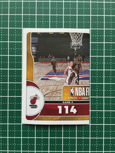 ★PANINI 2020-21 NBA STICKER & CARD COLLECTION #65 LOS ANGELES LAKERS vs MIAMI HEAT［GAME 2］「2020 NBA FINALS」★