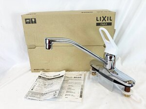 良品 LIXIL シングルレバー混合水栓 SF-HE430SYA キッチン ツーホール 混合栓 INAX リクシル / 名古屋発11-223△