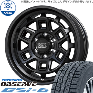 175/80R16 スタッドレスタイヤホイールセット パジェロミニ etc (TOYO OBSERVE GSI6 & MADCROSS AEVER 5穴 114.3)