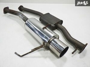 HKS S14 シルビア NA SR20DE ハイパワーマフラー Hi-Power 砲弾 セミステン 中間パイプセット JASMA 03S07683 出口115φ / 60φ 棚C-4