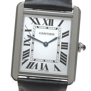 カルティエ CARTIER W5200003 タンクソロLM クォーツ メンズ _845755