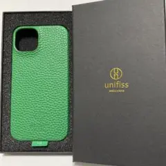 unifiss iPhone 14カバー 型 スマホケース　グリーン