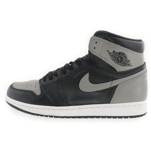 ナイキ AIR JORDAN 1 RETRO HIGH OG SHADOW 555088-013 エアジョーダン1 ハイカットスニーカー シャドウ グレー/ブラック US9.5/27.5cm