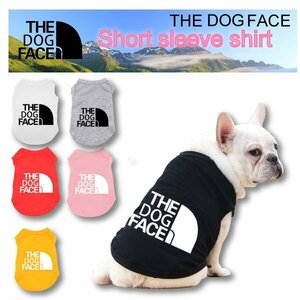 【送料無料】THE DOG FACE ザ・トッグフェイス 選べるカラー&サイズ 犬 夏服 THE NORTH FACE ノースフェイス 風 犬用 犬用半袖Tシャツ お散