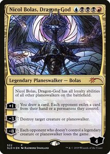 MTG ■金/英語版■ 《龍神、ニコル・ボーラス/Nicol Bolas, Dragon-God》★FOIL★ Secret Lair SLD