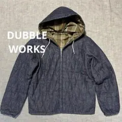 DUBBLE WORKS ダブルワークス ジップ デニムパーカー リバーシブル