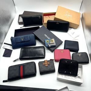 (ブランド財布11点)PRADA プラダ GUCCI グッチ サンローラン CELINE セリーヌ マルジェラ 財布 まとめ ウォレット ハイブランド 