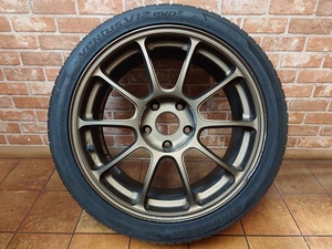 RAYS VOLK RACING ZE40【フロント18×8.5J 30 5H-120 2本】【リア18×9.5J 20 5H-120 2本】ブロンズ 【BMWにて使用】 中古品