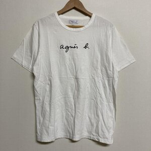 アニエス・ベー agnes b. HOMME 半袖 ロゴTシャツ プリント 3 EA65S137 E19 Tシャツ Tシャツ 3 白 / ホワイト ロゴ、文字 X プリント