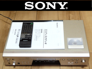 ★16 完動整備品 無償メンテ付き SONY MDS-JE780 MDLP対応 TYPE-S(R含)搭載 ソニーMD用リモコン/取説/新品MD付 ★