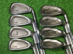 hvc-564 中古　ダンロップ　ゼクシオ/XXIO 2002　#3,#4,#5,#6,#8,#9,PW,SW　8本セット　N.S.PRO 950GH for XXIO S　※#7欠け