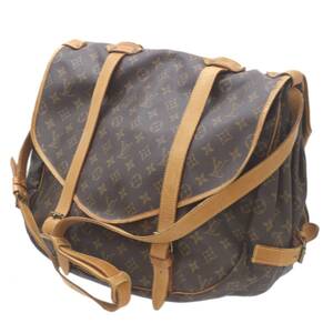 LOUIS VUITTON/ルイヴィトン ソミュール43 ショルダーバッグ モノグラム M42252 AR0940ES Bランク