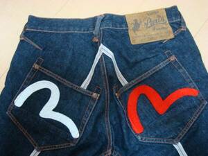 ＥＶＩＳＵ★ジーンズ★限定１本★エヴィス★ＵＳＥＤ★３０★ユーロ限定商品