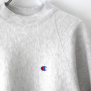 希少 90s Champion リバースウィーブ モックネック Reverse Weave vintage ヴィンテージ 霜降り USA チャンピオン 80s スウェット ポケ付き