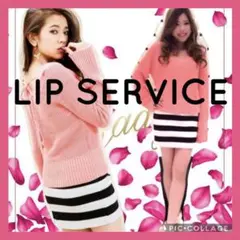 lip serviceワイドスリーブ ニット トップス